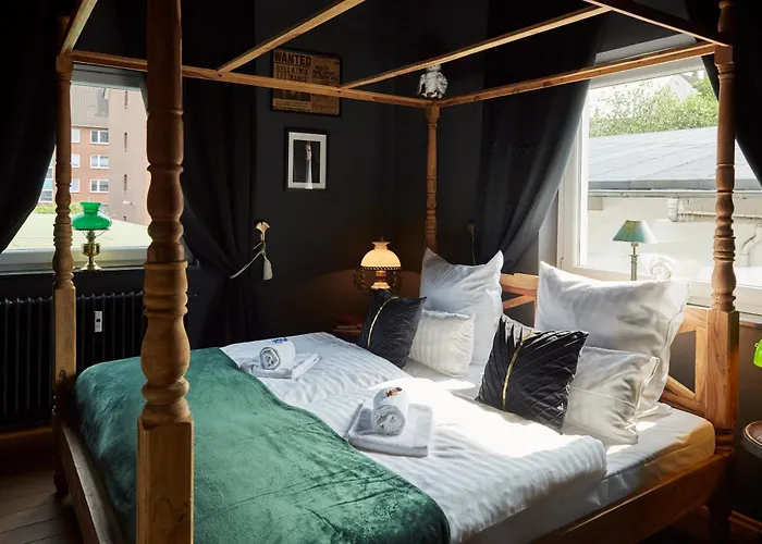 Appartement Little Wizard Apartment Hamburg - Bis 4 Personen - 44 Qm - Kueche - Smart Tv - Kostenloser Parkplatz